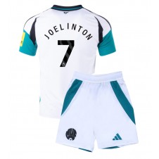 Newcastle United Joelinton #7 Tredjedraktsett Barn 2024-25 Kortermet (+ korte bukser)